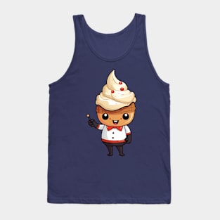 kawaii ice cream cone junk food T-Shirt cute  funny Tank Top